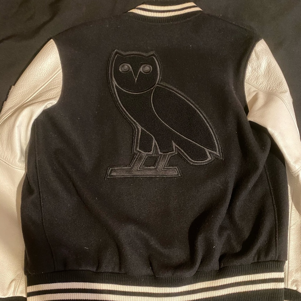 OVO x Roots RARE 2014 Letterman Jacket - Picture 3 of 7